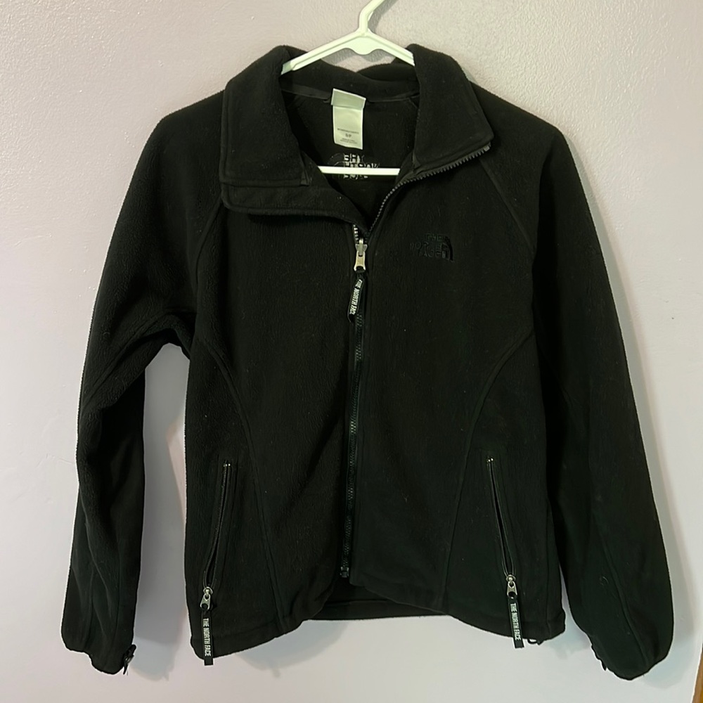 The North Face Black Zip Up Sweatshirt